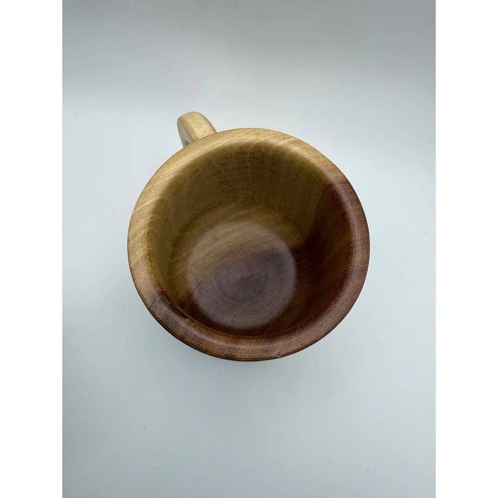 Costa Rica Handcrafted Wooden Sloth Coffee Maker Chorreador Stand and Mug Set